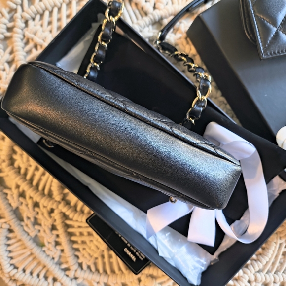 HP💘 CHANEL 💯 CC Waist Belt Bag With Pouch Wallet In Lambskin - Picture 7 of 16